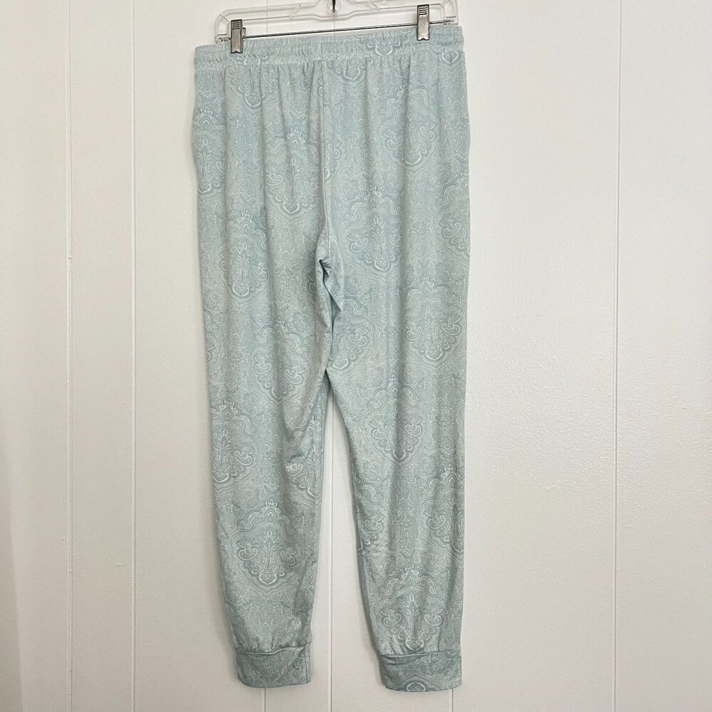 Tahari -  Lounge/Pajama Pants - Teal & White - L